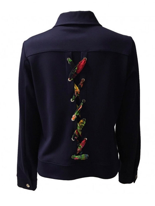 Maloka: Fancy Floral Ribboned Soft Denim Jacket (Few Left!)