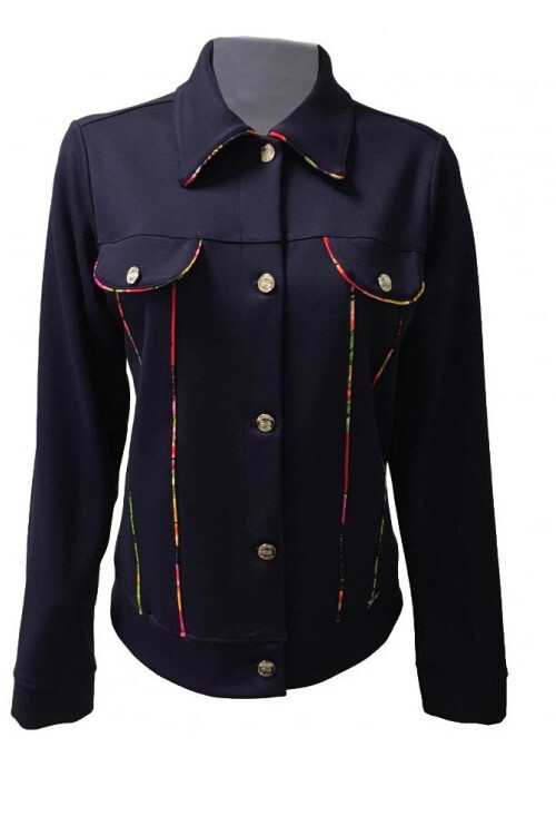 Maloka: Fancy Floral Ribboned Soft Denim Jacket (Few Left!)