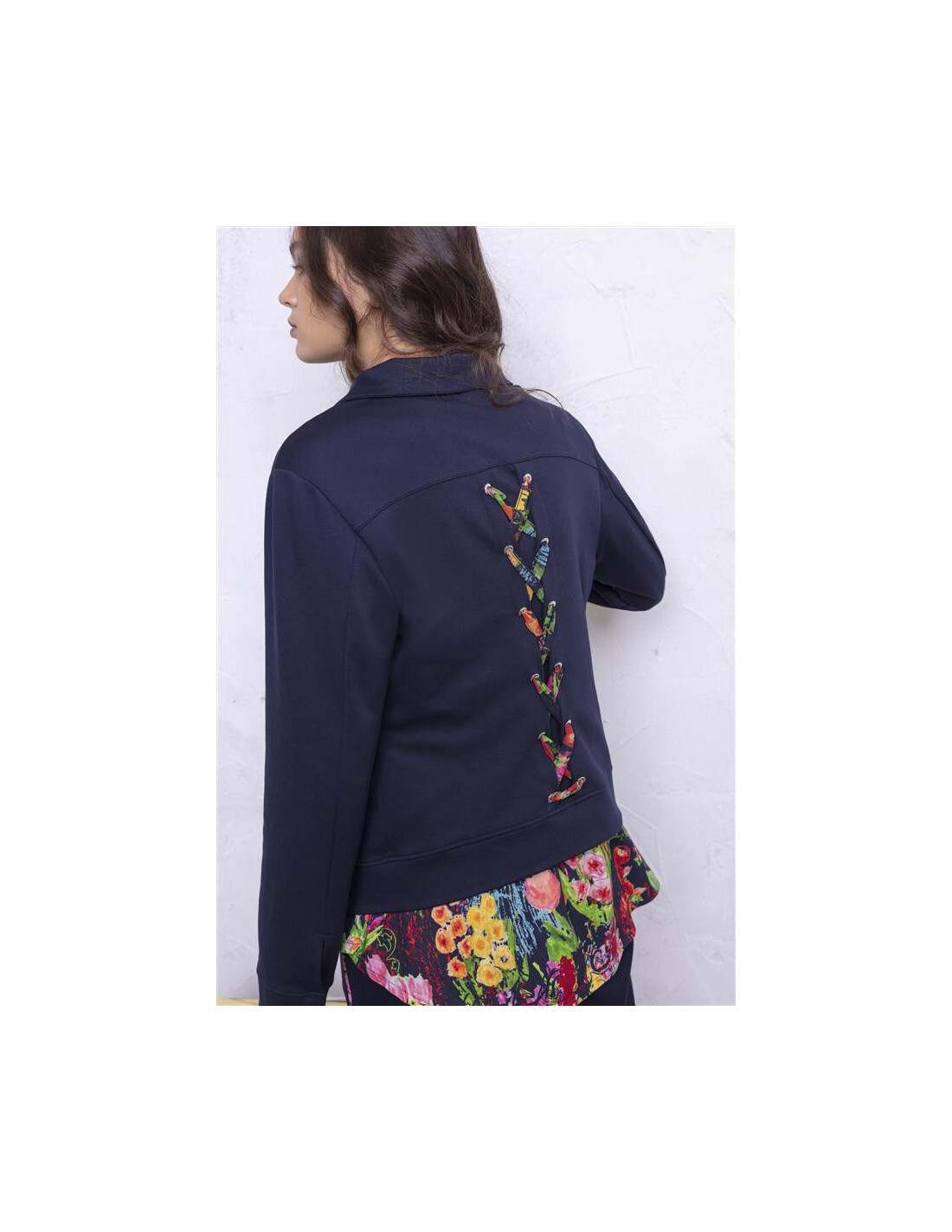 Maloka: Fancy Floral Ribboned Soft Denim Jacket (Few Left!)