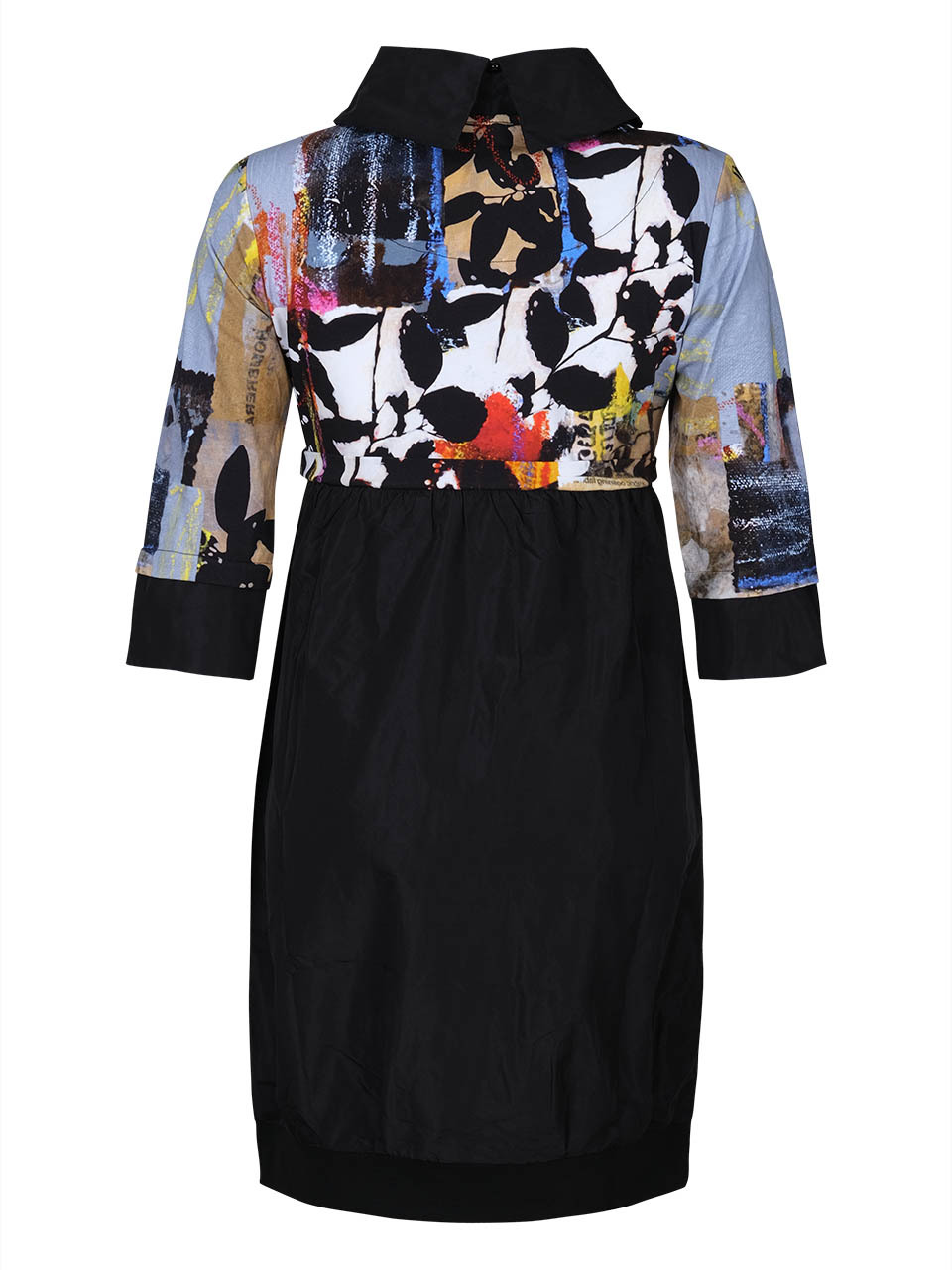 Simply Art Dolcezza: Mixed Media Double OO Abstract Art Midi Dress (3 Left!)