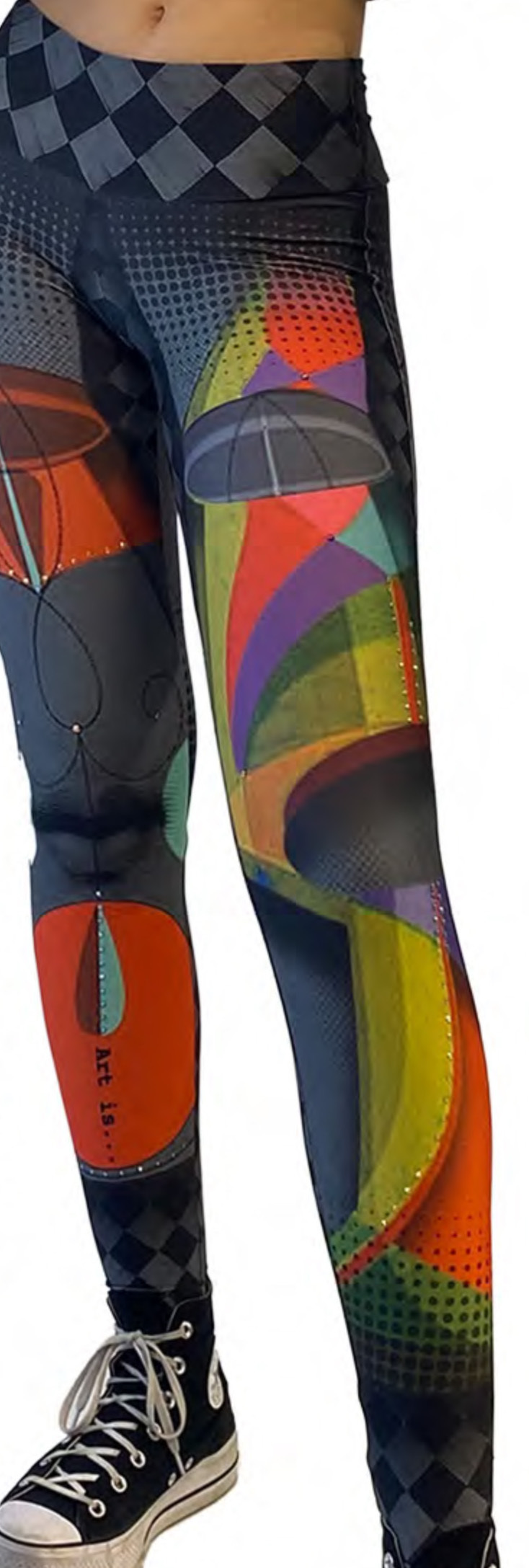 IPNG: Art Is My Body In Rhythm Illusion Legging