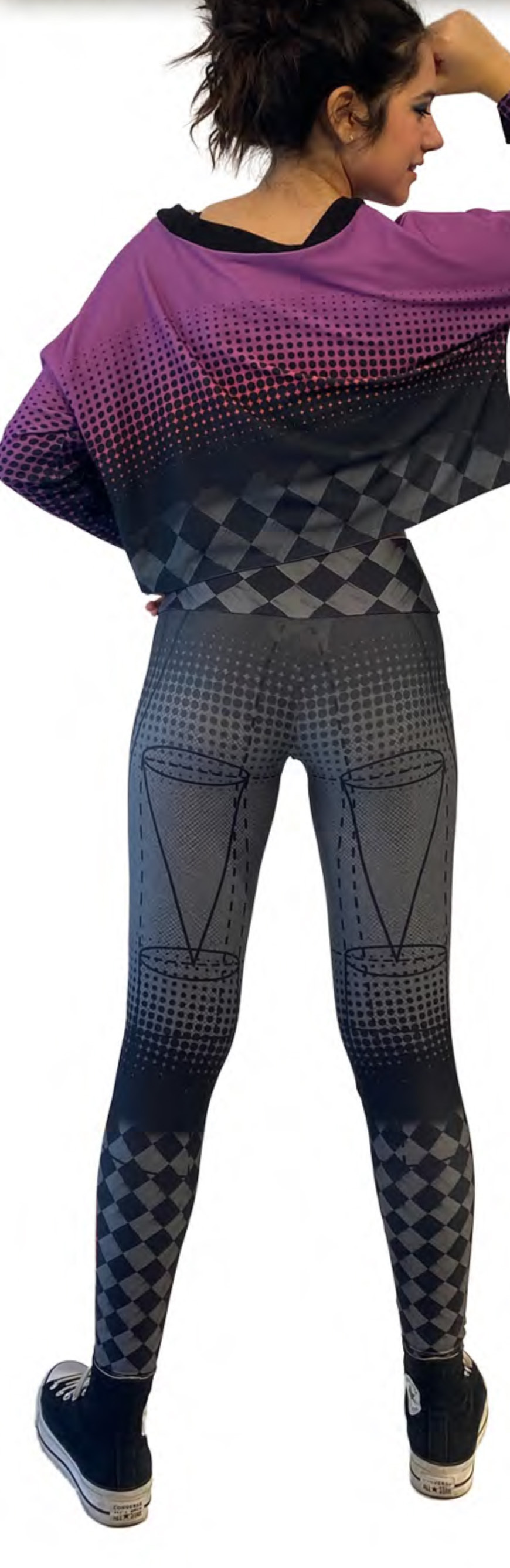 IPNG: Art Is My Body In Rhythm Illusion Legging