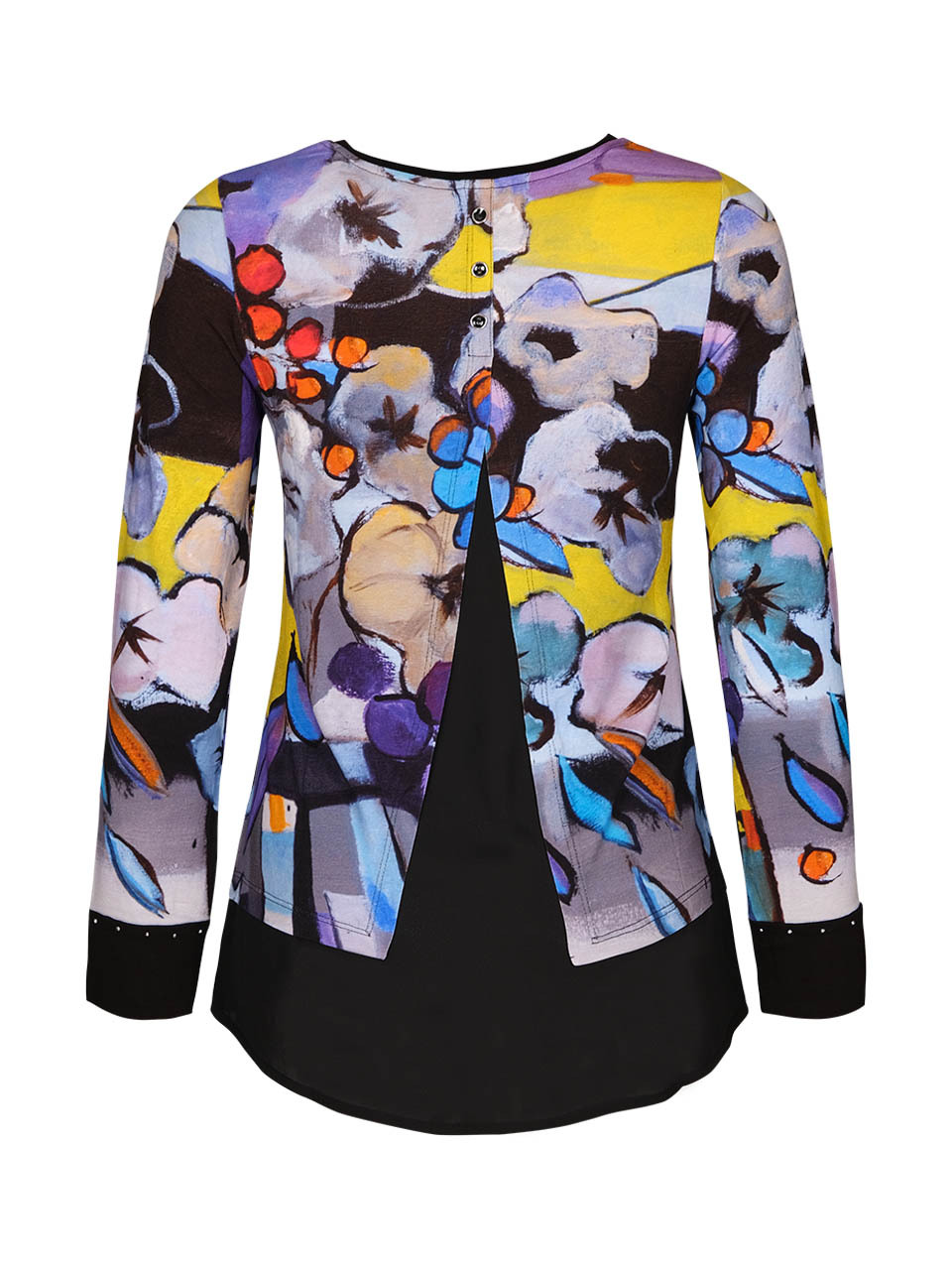 Simply Art Dolcezza: Still Life Split Back Abstract Art Tunic (Few Left!)