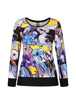 Simply Art Dolcezza: Still Life Split Back Abstract Art Tunic (1 Left!) Simply Art Dolcezza: Still Life Split Back Abstract Art Tunic (1 Left!)