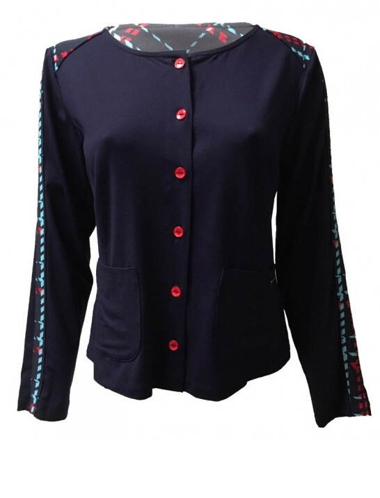 Maloka: Comfy Cardigan Jacquard Tartan (Few Left!)