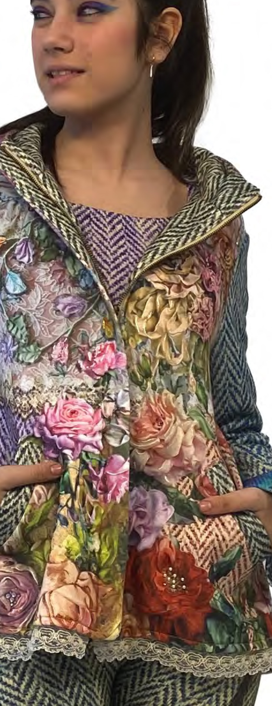 IPNG: Mood Of Flavour Hooded High Low Zip Coat