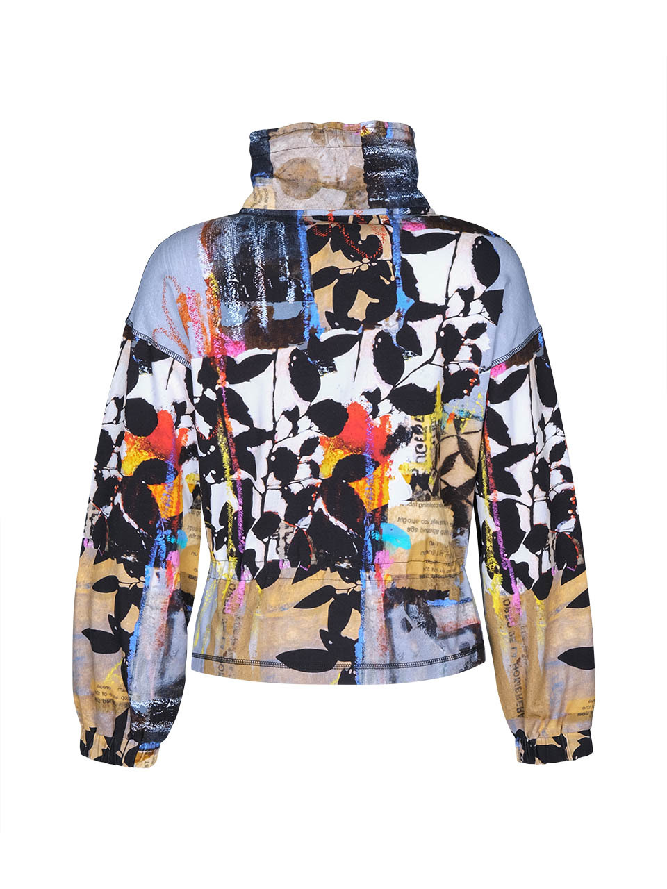 Simply Art Dolcezza: Pull Tie Waist Zip Up Double OO Art Jacket (2 Left!)