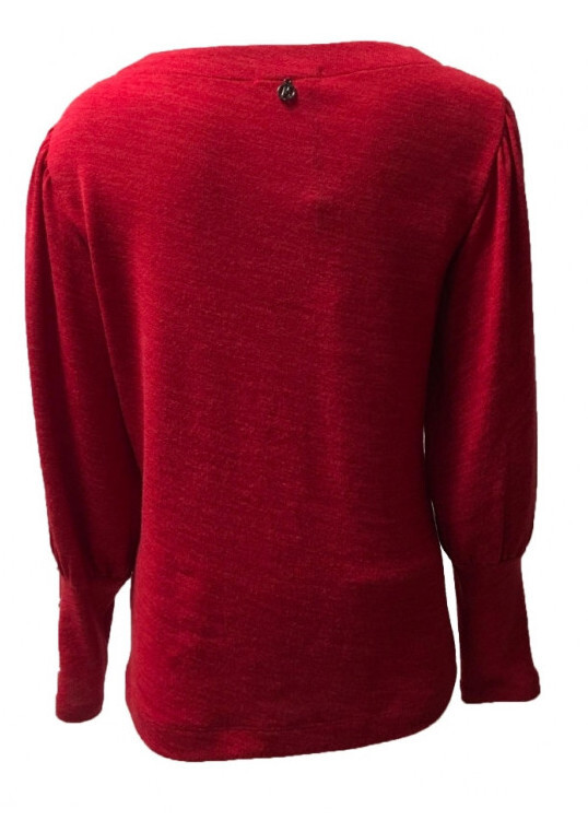 Maloka: Puffed & Cuffed Tricot Sweater (3 Left!)