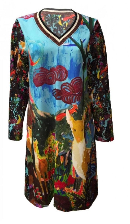 Maloka: Anime Forest Art Dress/Tunic (1 Left!)
