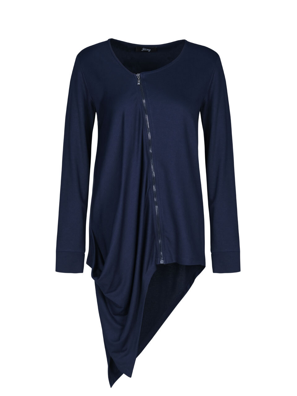 EverSassy: Asymmetrical Zip Up Long Tunic EverSassy_11251
