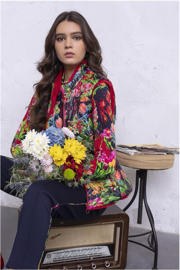 Maloka: Belle Epoque Zip Up Art Vest (Few Left!)