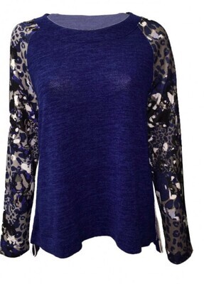 Maloka: Wild By Nature Colorblock Flared Sweater (1 Left!)