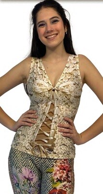IPNG: Mood Flavour Petal Corset Illusion Blouse