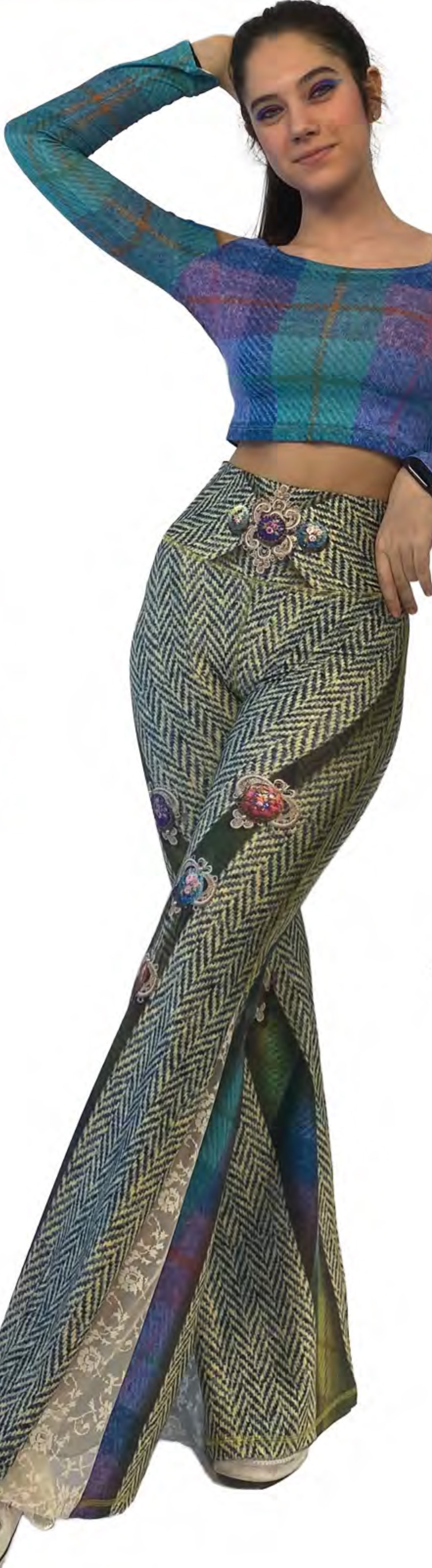 IPNG: Mood Flavour Tweed Illusion Comfort Pants