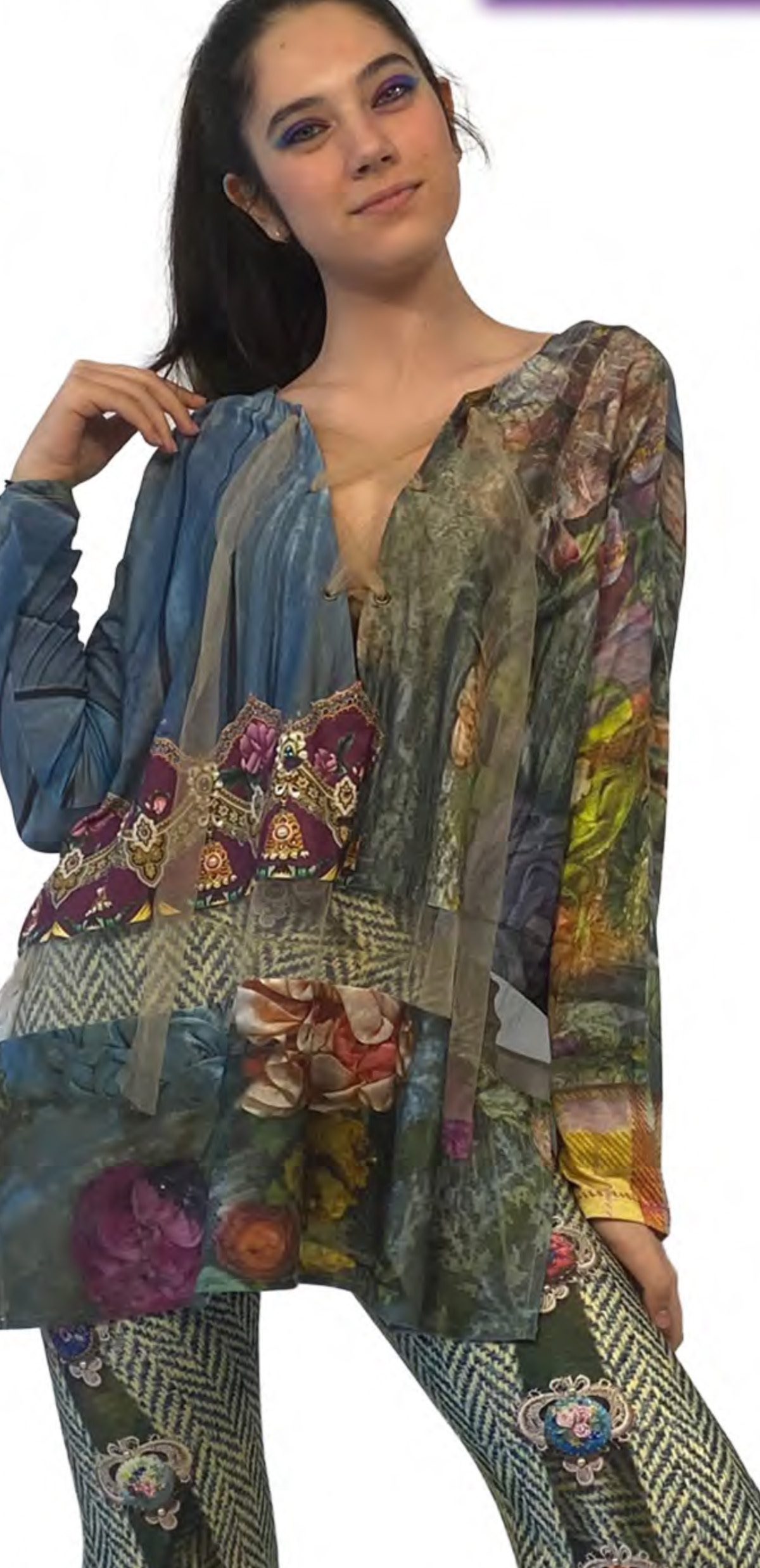 IPNG: Mood Flavour Illusion Blouse T Long IPNG_MFBTL-071
