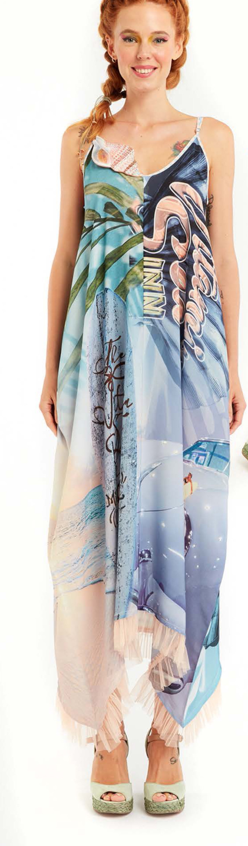 IPNG: Vitamin Sea V-Cut Pocket Maxi Dress