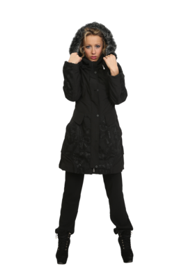S'Quise Paris: Double Zip Signature Patchwork Coat