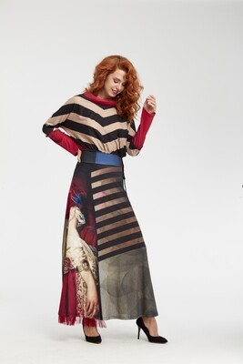 IPNG: Who Is The Woman Behind This Illusion Maxi Skirt (Some Ship Immed!)