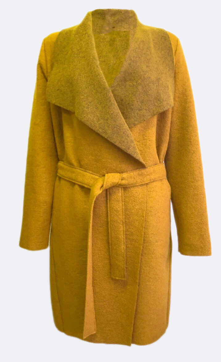 Maloka: Boiled Wool Wrap Coat (More Colors!)