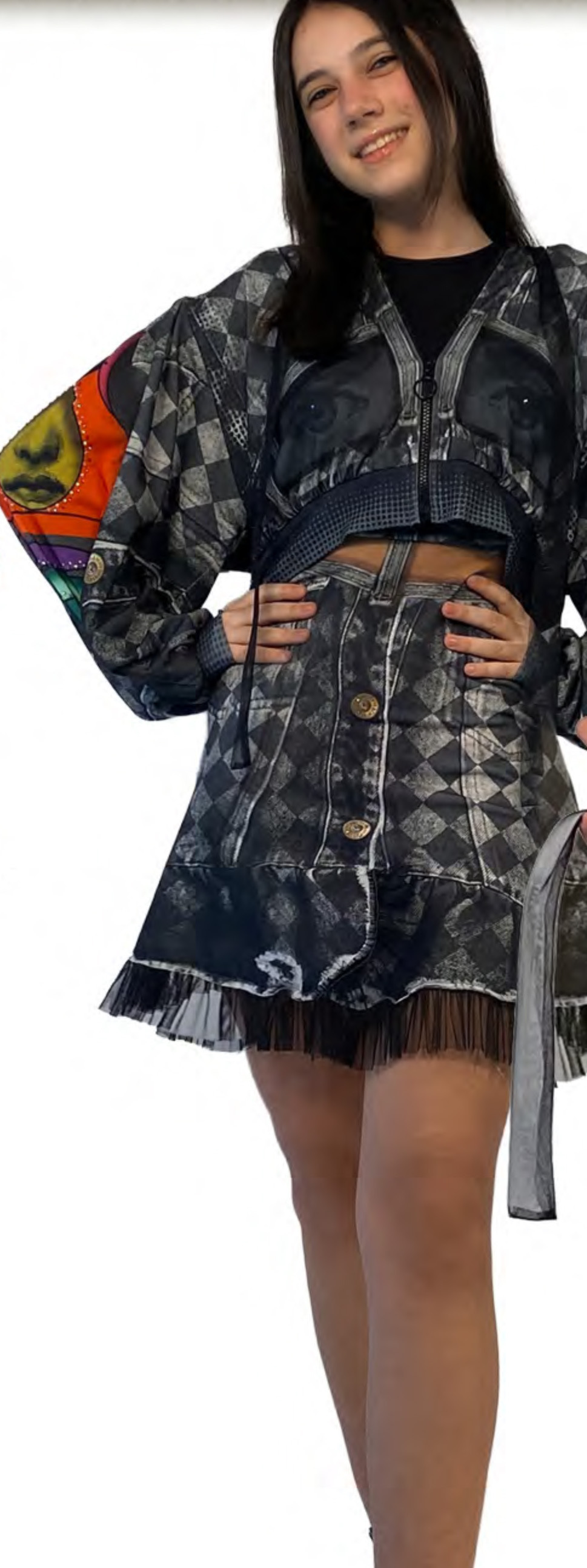 IPNG: Art Is My Body In Rhythm Illusion Hoodie Jacket (Some Ship Immed, Comes In 2 Lengths!)