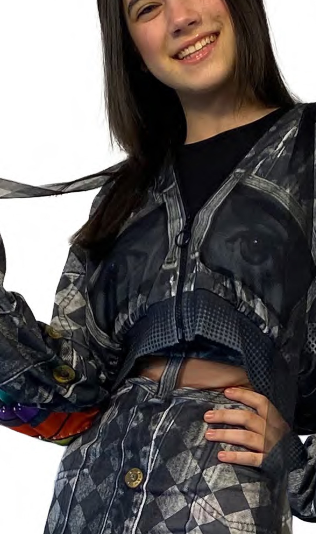 IPNG: Art Is My Body In Rhythm Illusion Hoodie Jacket (Some Ship Immed, Comes In 2 Lengths!)