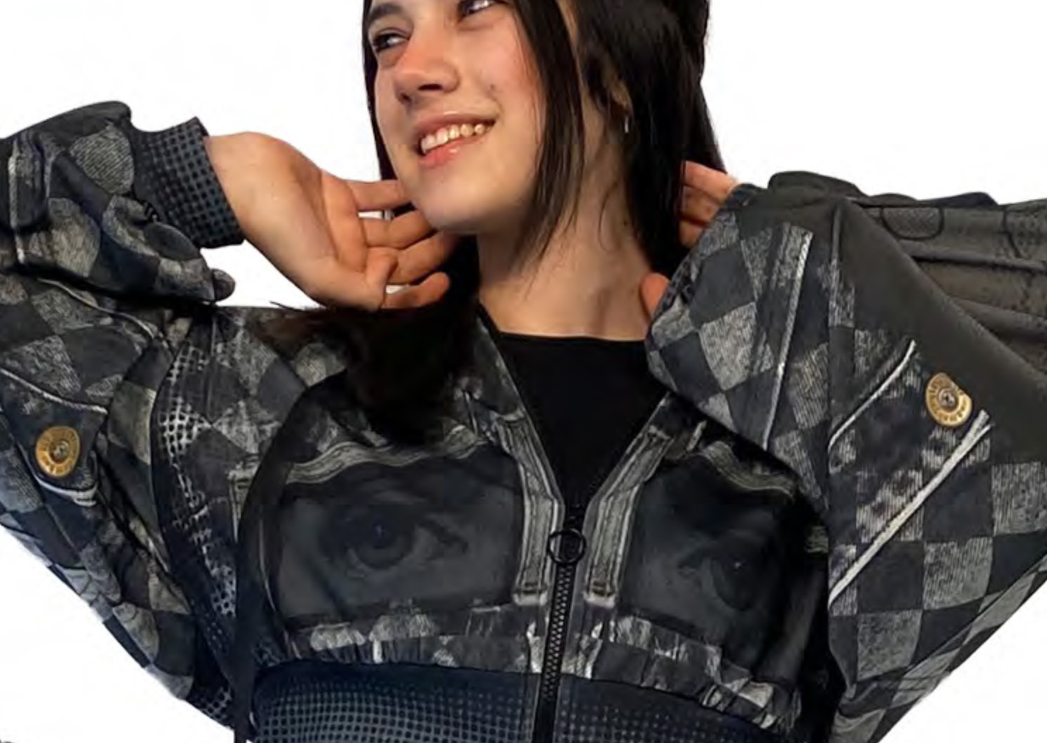 IPNG: Art Is My Body In Rhythm Illusion Hoodie Jacket (Some Ship Immed, Comes In 2 Lengths!)