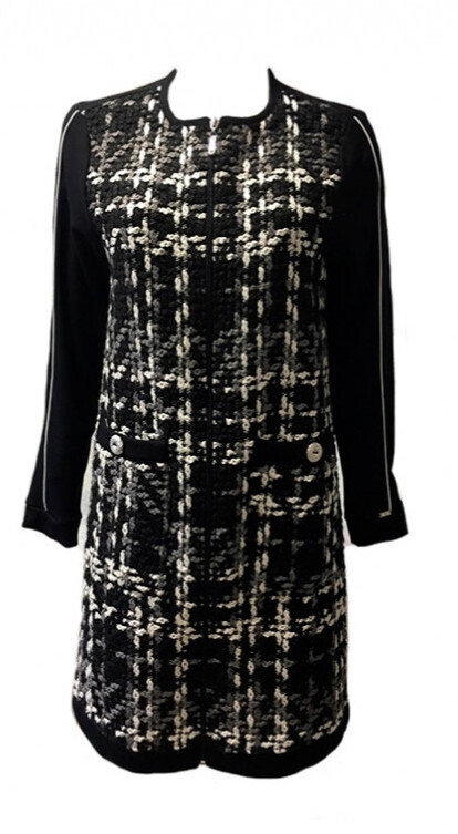Maloka: The Colors Of Coco Chanel Jacquard Zip Coat/Dress SOLD OUT