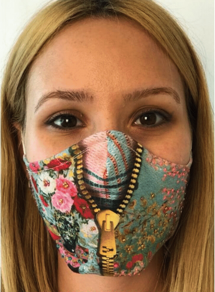 IPNG: Summer In A Flower Illusion Protective Mask (Ships Immed!)