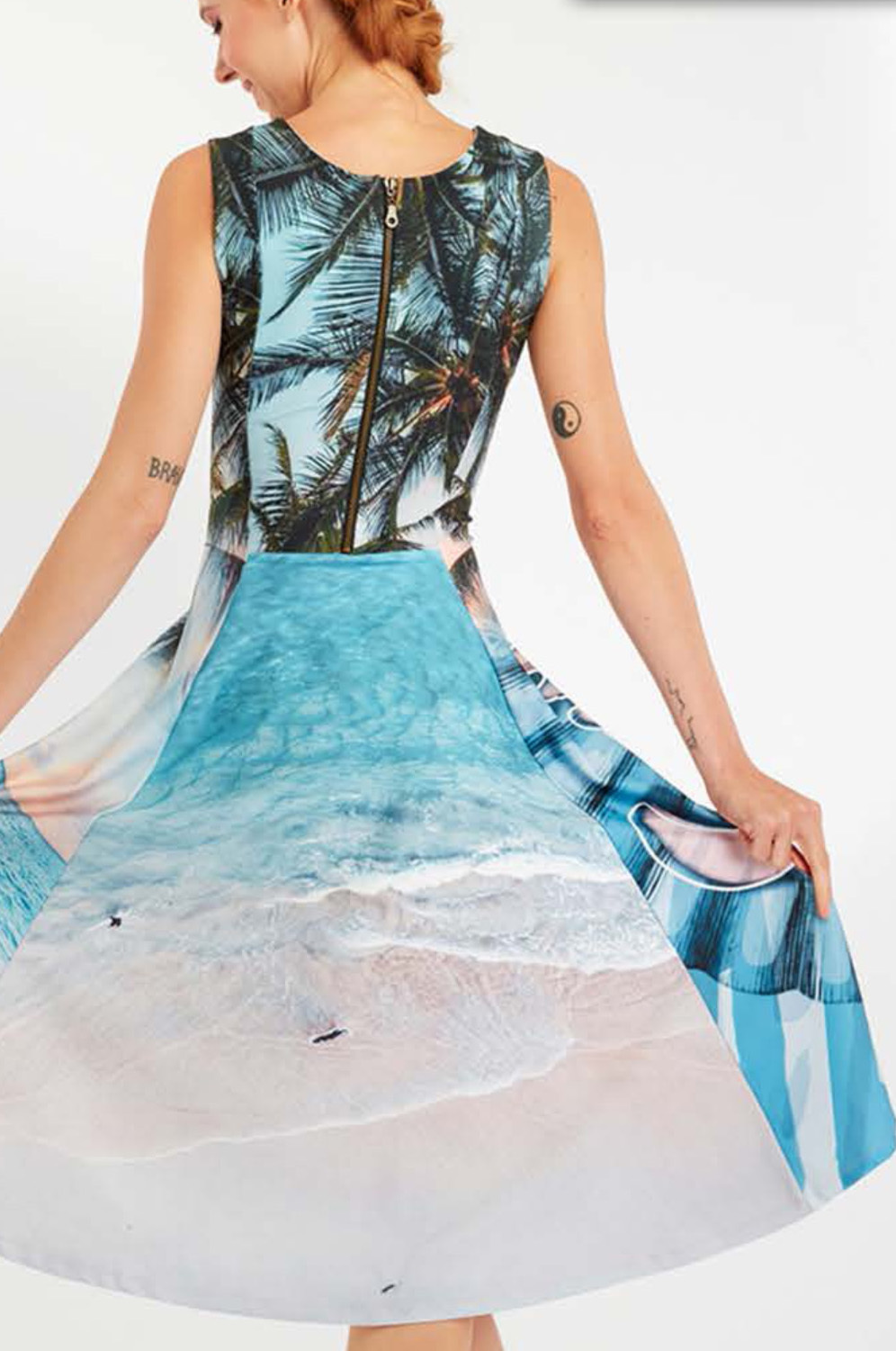 IPNG: Vitamin Sea Back Zip Illusion Midi Dress