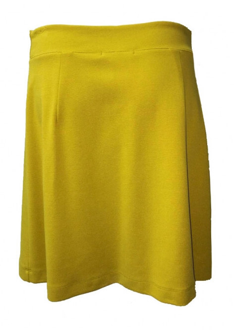Maloka: Inverted Waist Zip Flare Skirt
