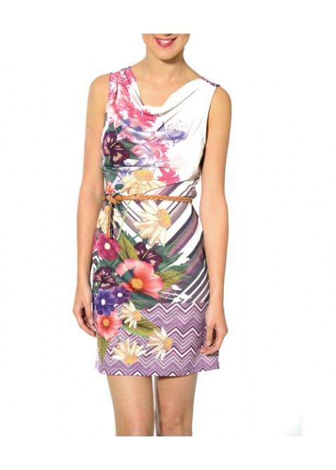 Smash! Spain: Belted Bloom Dahlia Sundress