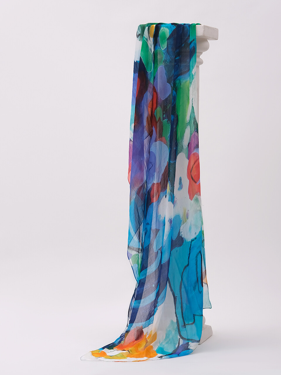 Simply Art Dolcezza: Wild Virginia Abstract Art Scarf SOLD OUT