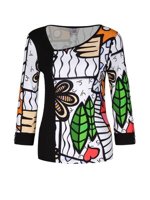 Simply Art Dolcezza: Hold My Hand Abstract Art Tunic (1 Left!) Simply Art Dolcezza: Hold My Hand Abstract Art Tunic (1 Left!)