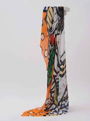 Simply Art Dolcezza: Hold My Hand Abstract Art Scarf