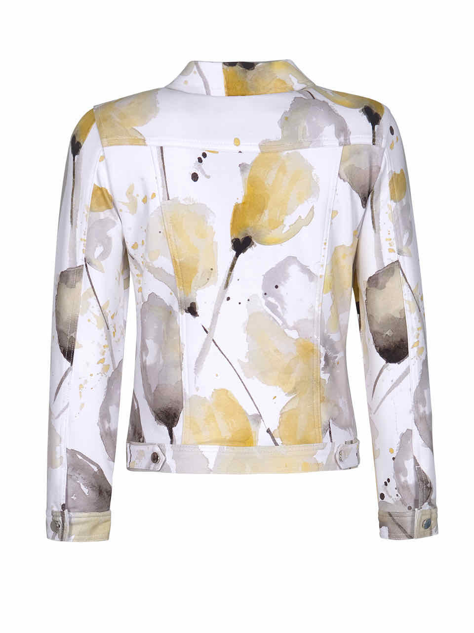 Simply Art Dolcezza: Floral Abstract 11 Art Soft Denim Jacket
