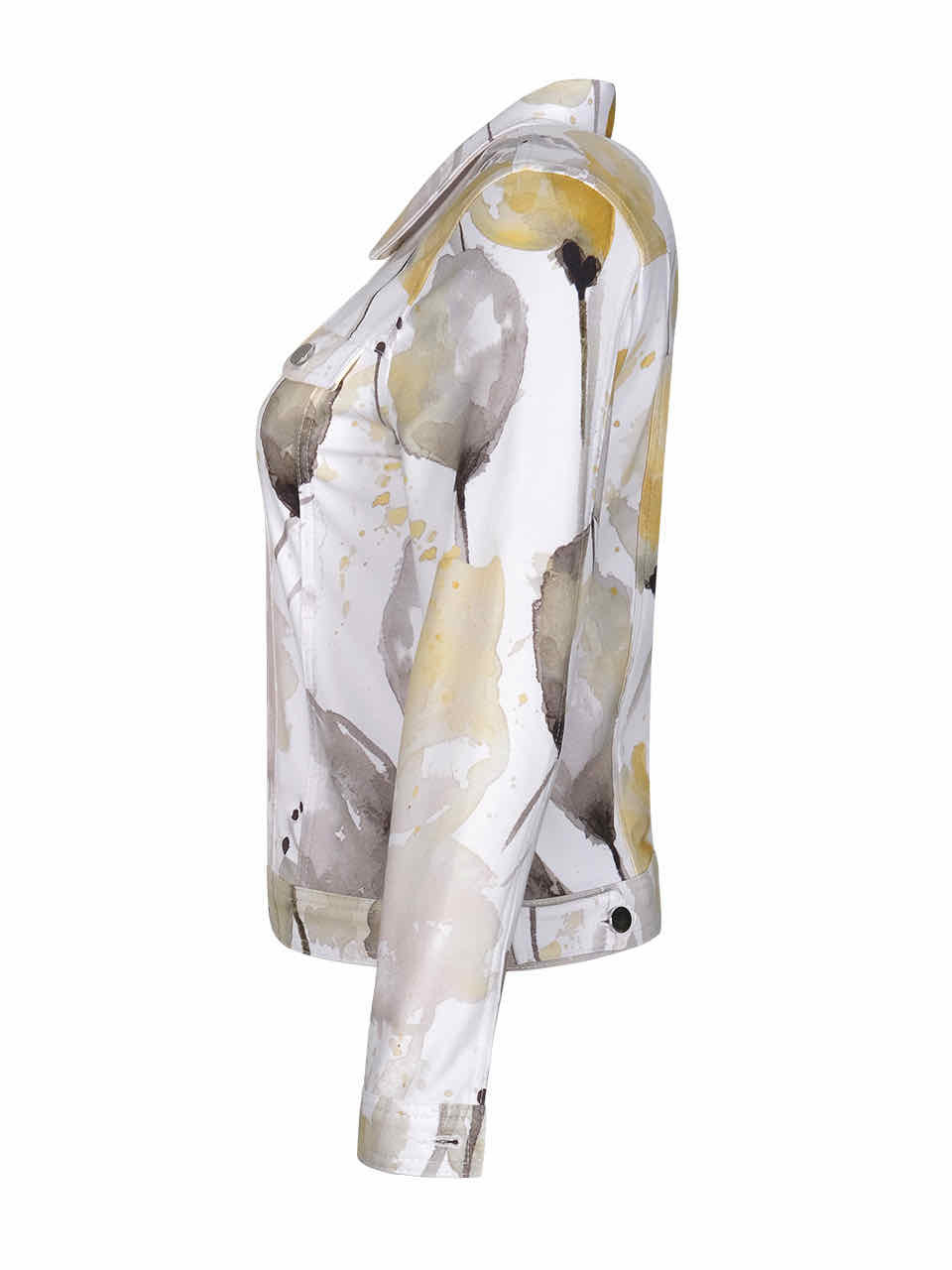 Simply Art Dolcezza: Floral Abstract 11 Art Soft Denim Jacket