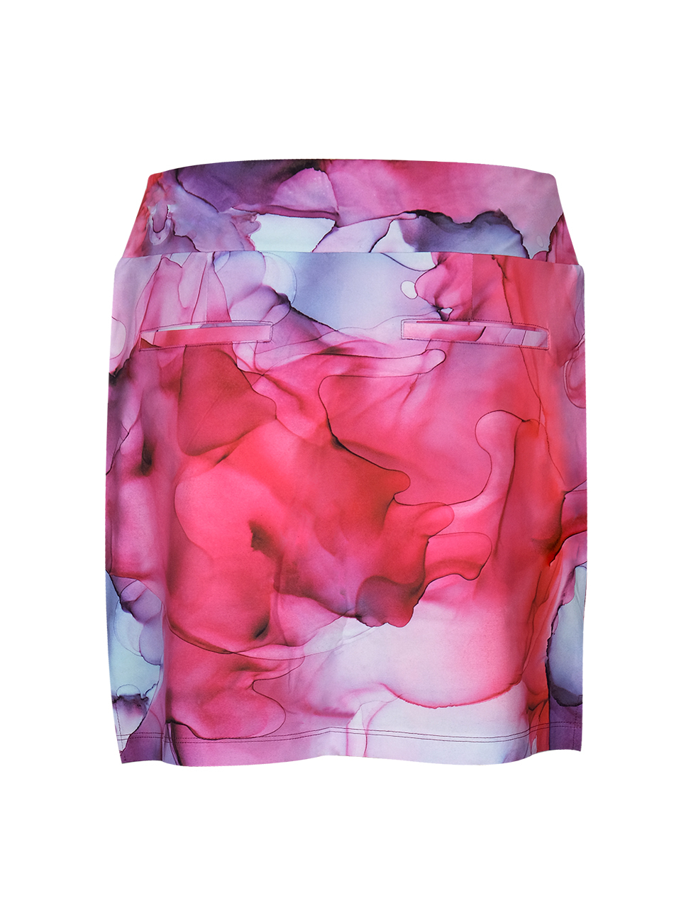 Golf Club Dolcezza: Red Purple Pink Comfort Art Skort (Skirt with Shorts!)