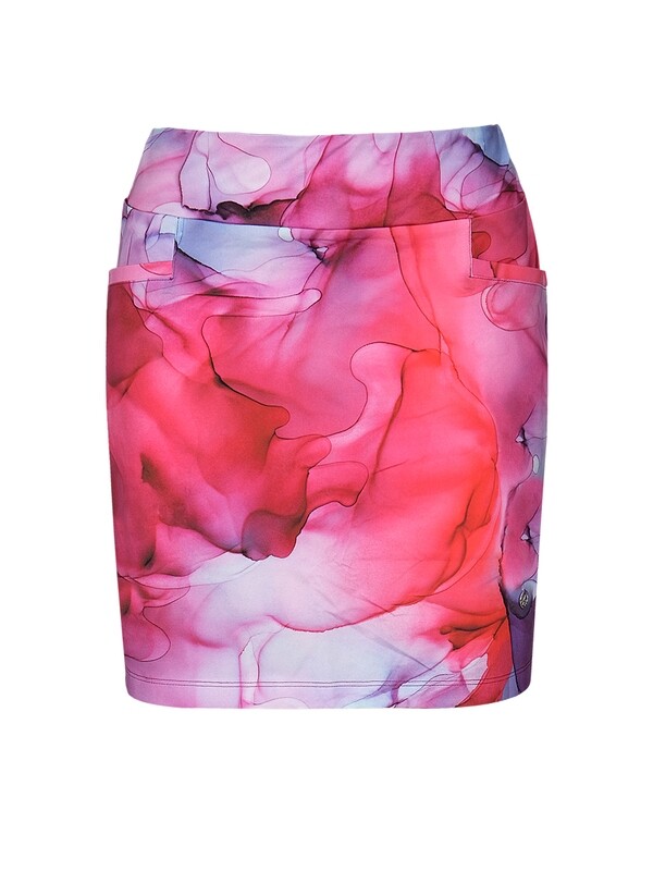 Dolcezza Sport: Red Purple Pink Comfort Art Skort