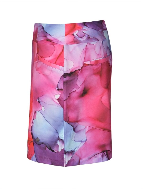 Dolcezza Sport: Red Purple Pink Comfort Art Skort