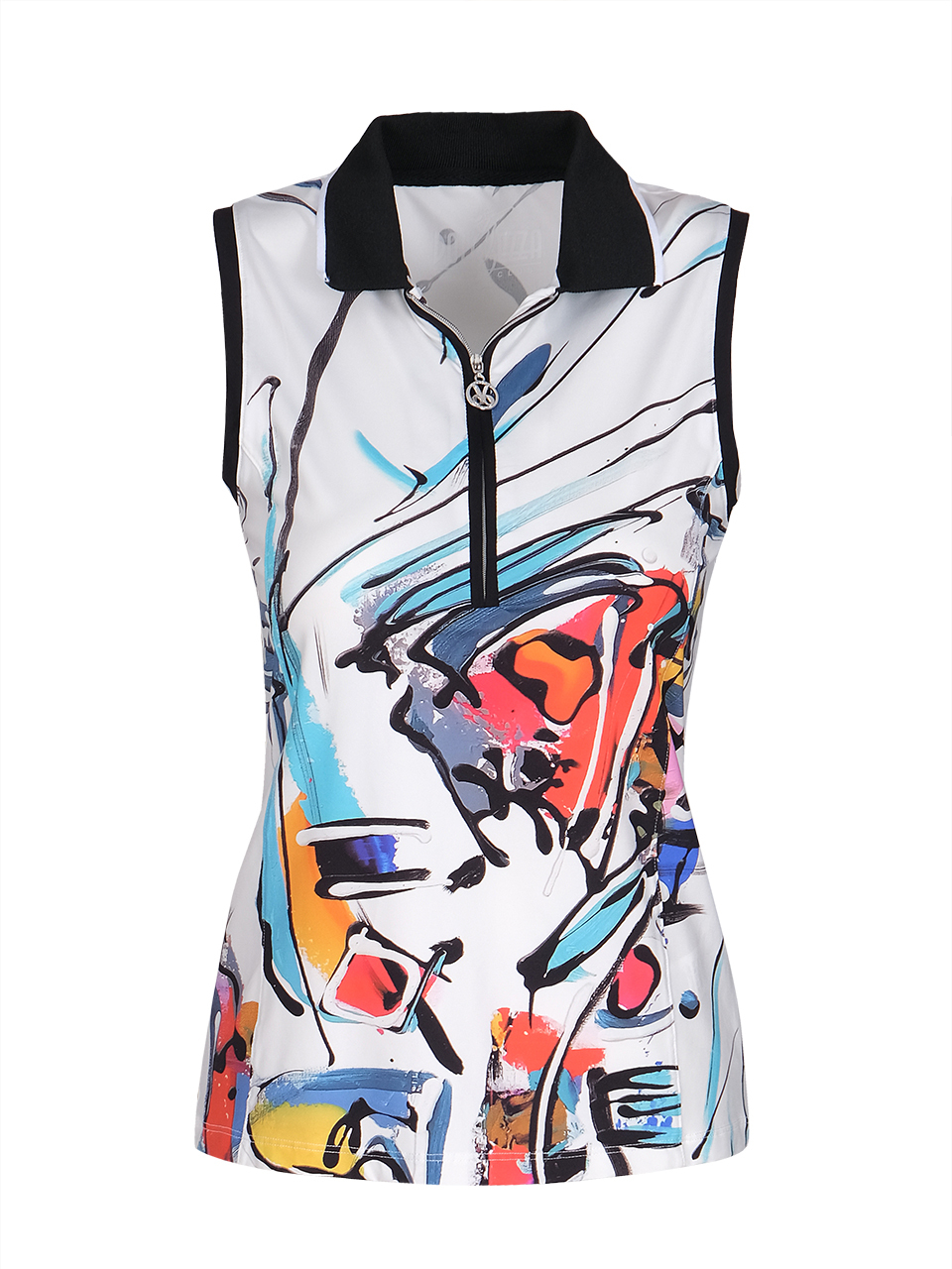Golf Club Dolcezza: Thetys Partial Zip Sport Top (Special Price, 1 Left!) Dolcezza_GolfClub_22420
