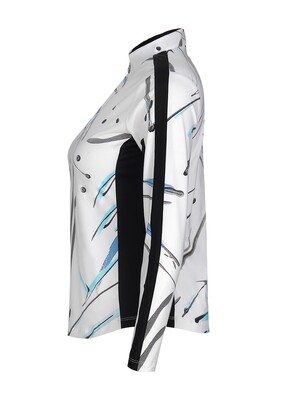 Golf Club Dolcezza: Thetys Long Sleeve Flared Comfort Art Top SOLD OUT