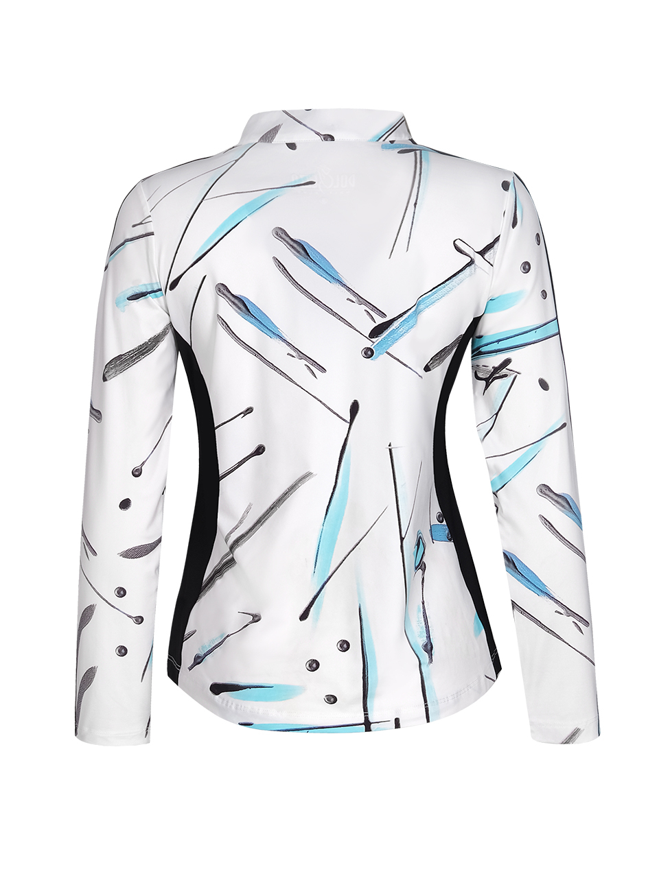 Golf Club Dolcezza: Thetys Long Sleeve Flared Comfort Art Top (Special Price, 1 Left!)