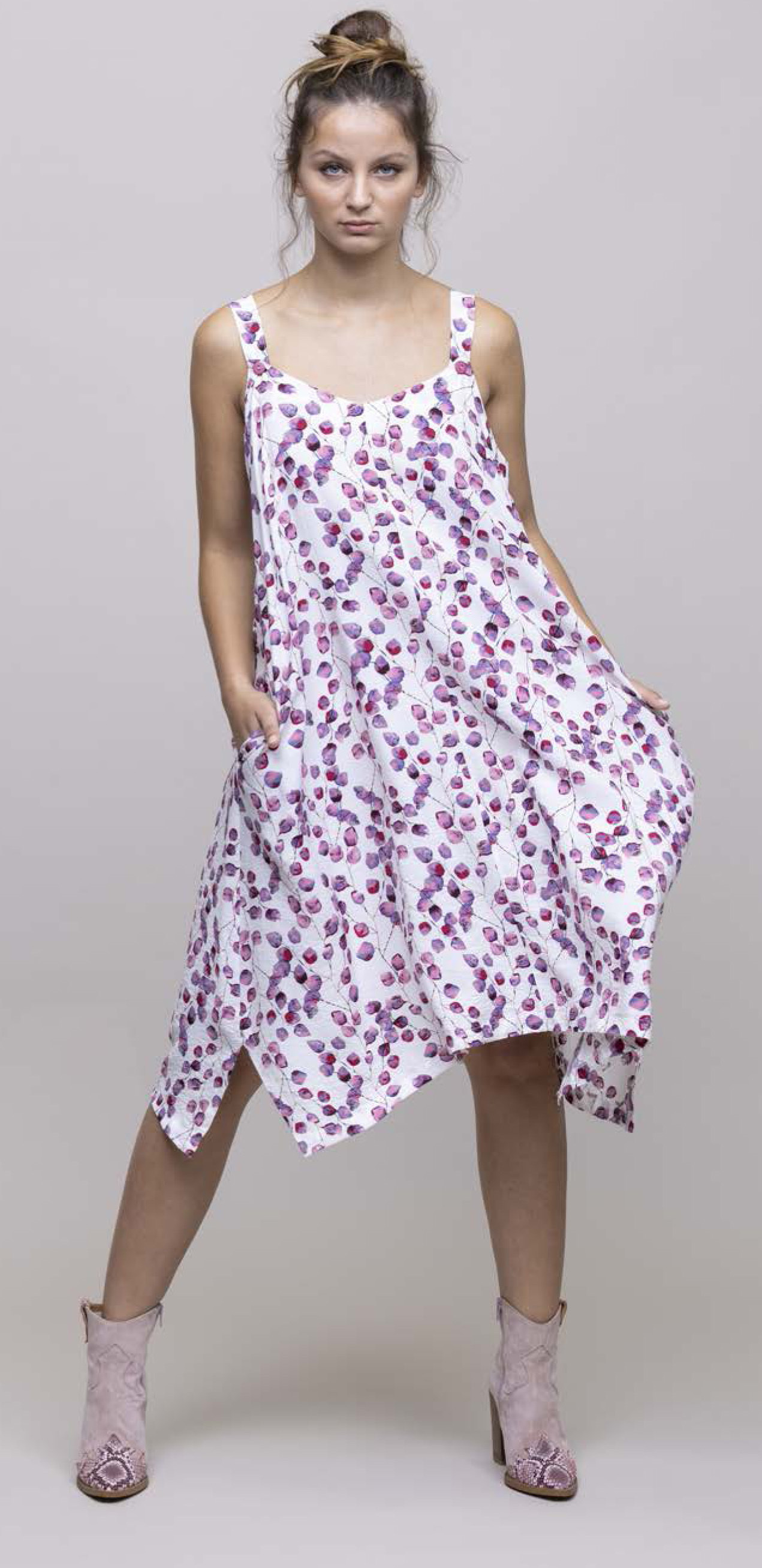 G!oze: Petal Me This Uneven Midi Sundress (2 Left!) G_INUIT