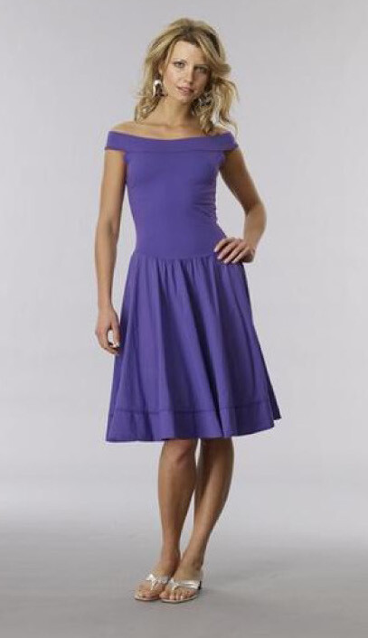 Luna Luz: Sleeveless off Shoulder Dress