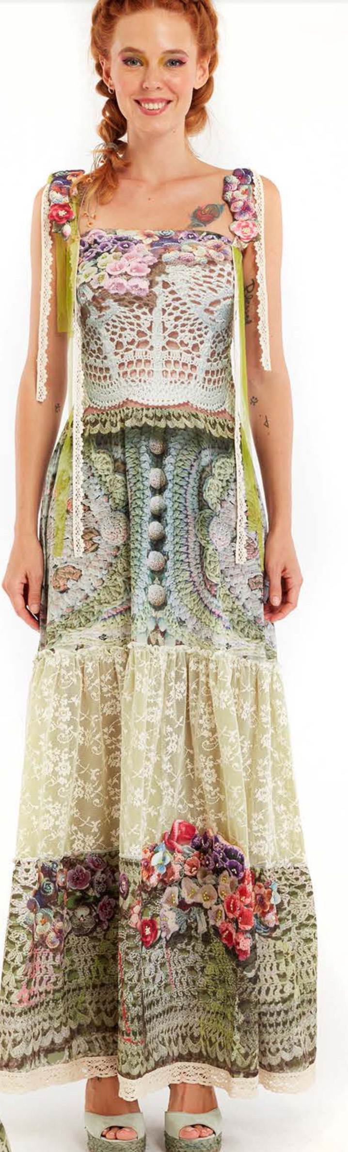 IPNG: Feelin Bloomy Knit Illusion Convertible Maxi Dress/Skirt (Some Ship Immed!)