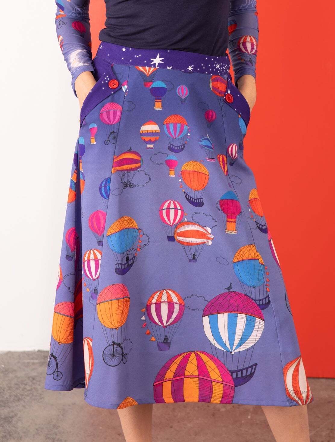 Anatopik: 80 Days Of Fairy Fun Flared Midi Skirt