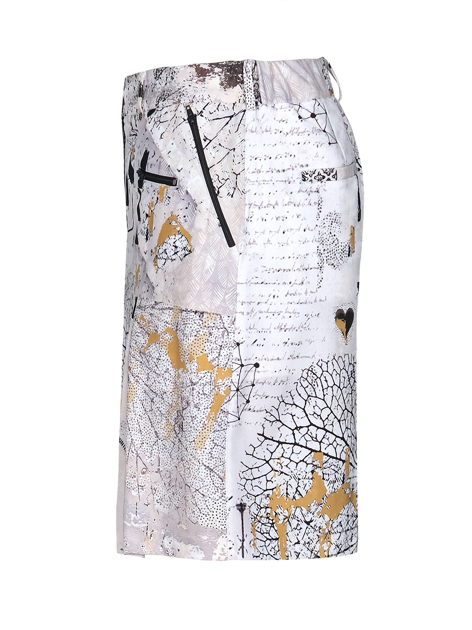 Golf Club Dolcezza: Hydrangea Flared Abstract Art Skort (2 Left!)