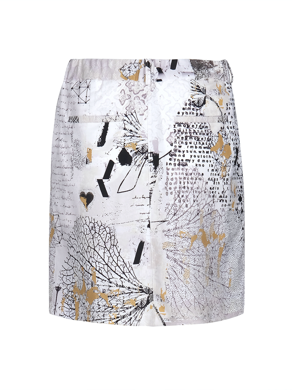 Golf Club Dolcezza: Hydrangea Flared Abstract Art Skort (2 Left!)
