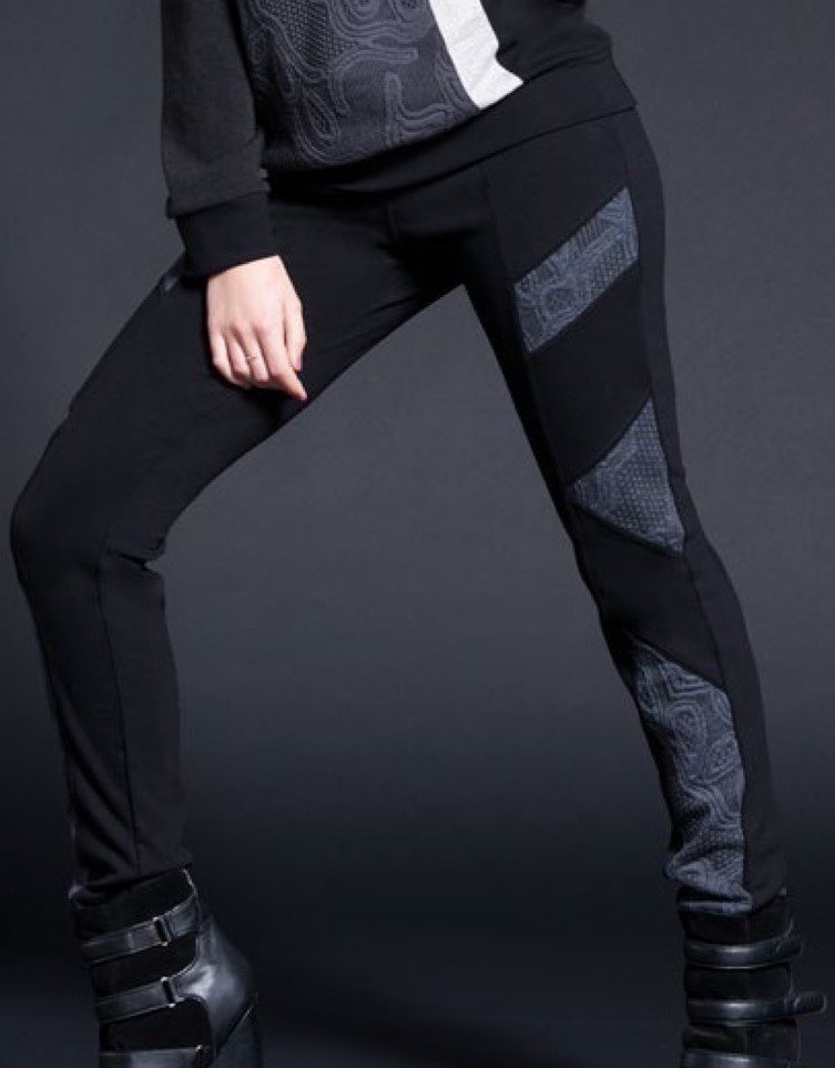 Maloka: Diamond Jacquard Patched Legging SOLD OUT