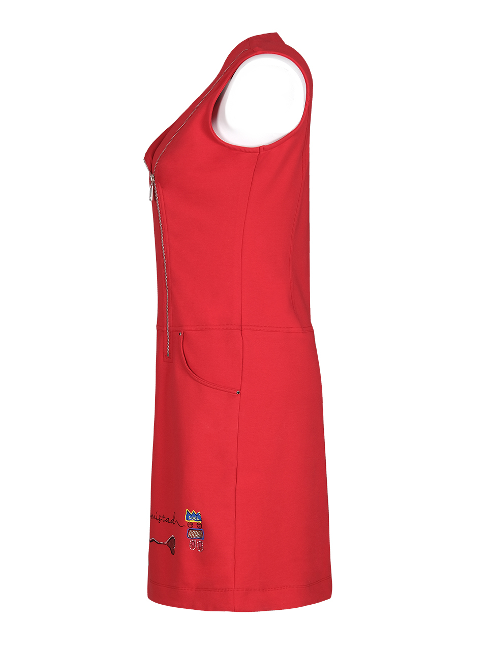 Simply Art Dolcezza: Tribu Potes Abstract Art Pocket Midi Dress